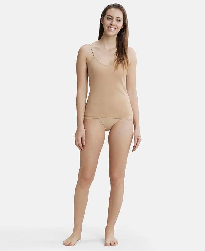 Jockey 1487 Women's Super Combed Cotton Rib Camisole with Adjustable Straps Pack of 1 view 4