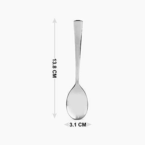 FnS August Stainless Steel 24 Karat Gold Plated Tea Spoon (Set of 6) view 2