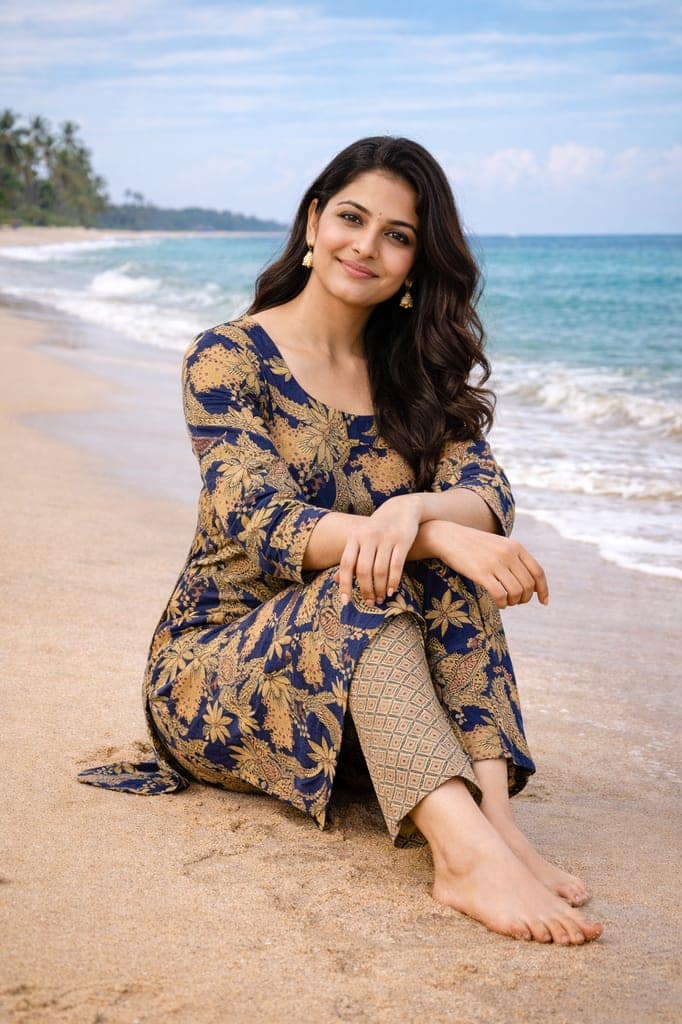 Women Cotton Printed Straight Kurti Pant Set | Floral Printed Kurta with Pant | Casual Daily Wear Ethnic Kurti Set for Women view 3