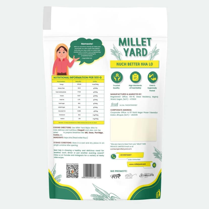 Millet Yard Bajra shreeanna 500 gram view 2