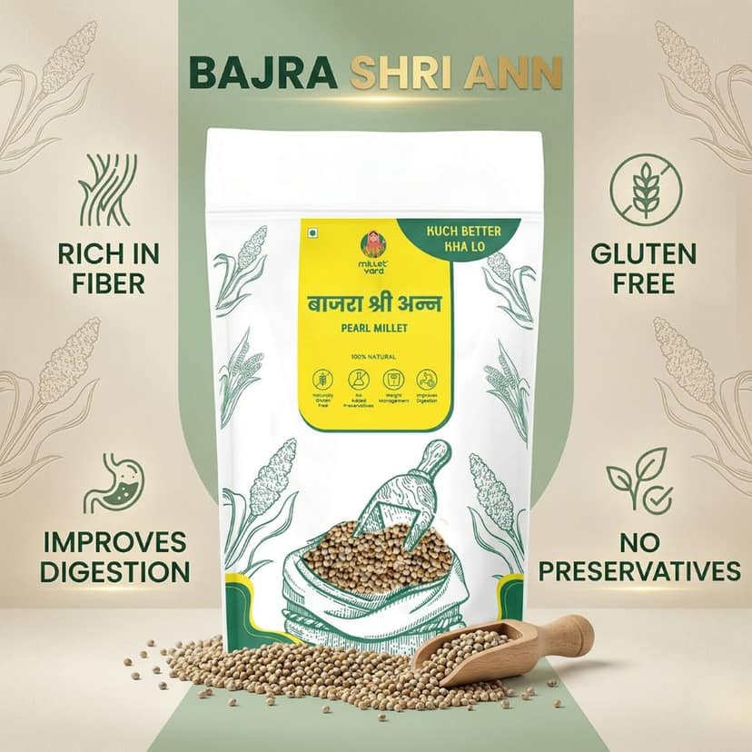 Millet Yard Bajra shreeanna 500 gram view 3