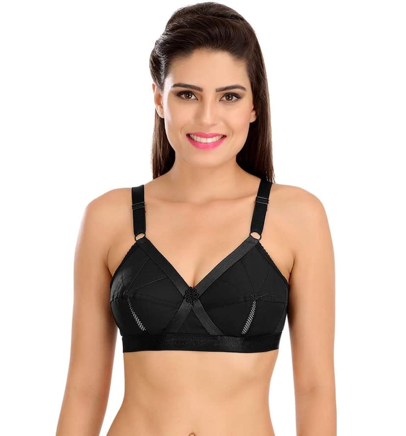 SONA Women's Perfecto Full Coverage Non Padded Cotton Minimizer Bra view 6