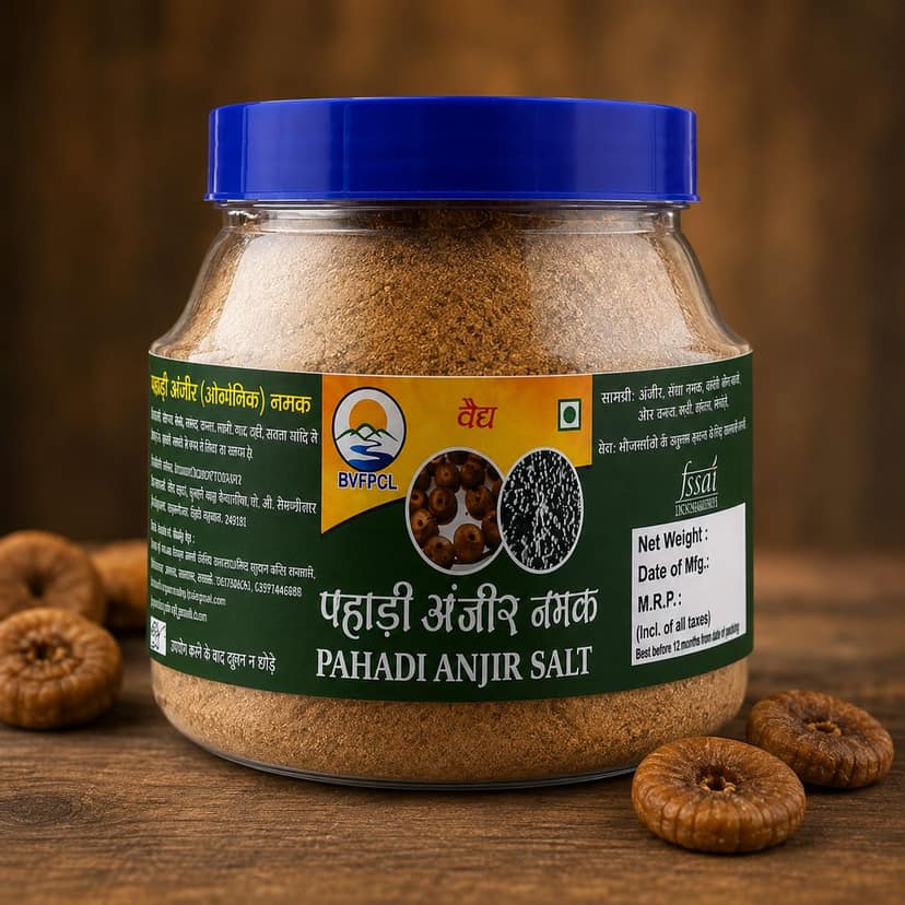Buy Pahadi Anjir Namak (250g) Online at Best Price in India - BVF PCL view 3