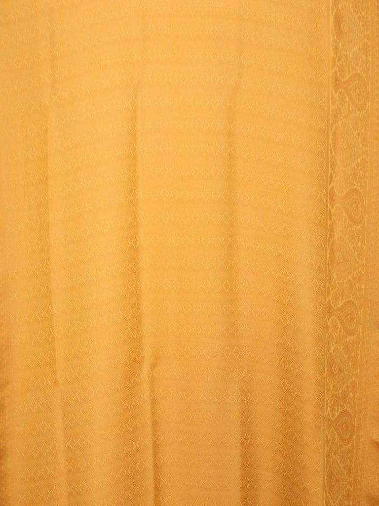 Yellow Khadi Silk Saree view 4