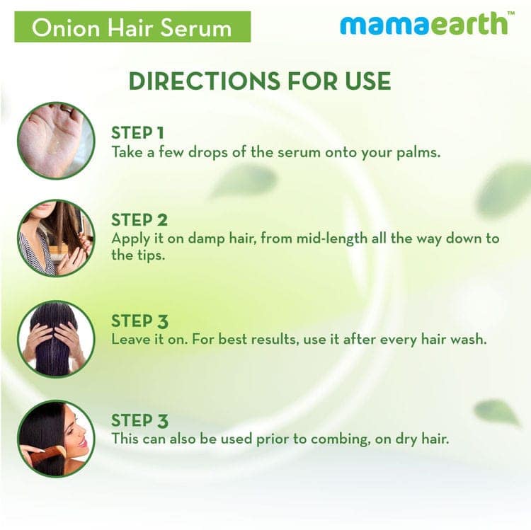 Mamaearth onion shampoo (250 ml) + Mamaearth onion hair oil (150 ml) + Mamaearth onion hair serum (100 ml) Pack of 3 view 7