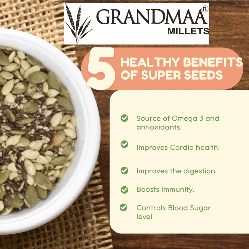Chia seeds and Super seeds Combo pack view 4