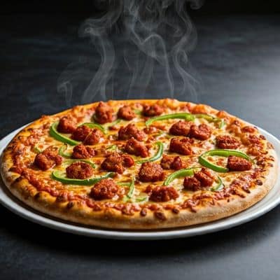 Smokey Chicken Sausage Pizza
