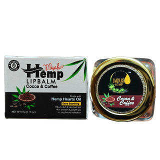 INDUS HEMP LIP BALM | COCOA & COFFEE | SPF 15 | FOR REJUVENATES DULL LIPS