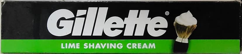 Gillette lime shaving cream