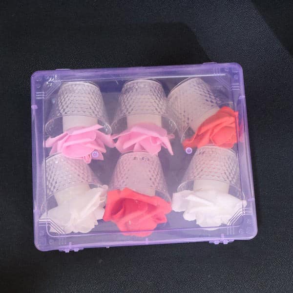 LED Rose Flower Decorative Flameless Tealight Candles (6 Pcs or Set) view 2