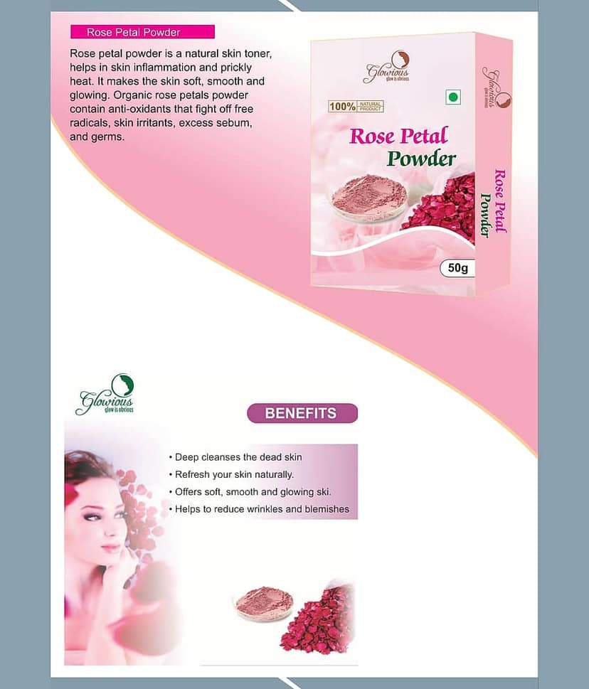 glowious - Skin Toning Face Pack for Normal Skin ( Pack of 4 ) view 2