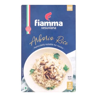Fiamma Vesuviana Arborio Rice 1 kg | Italian Rice for Creamy Risotto, Arancini & Rice-Based Dishes | 100% Arborio Rice