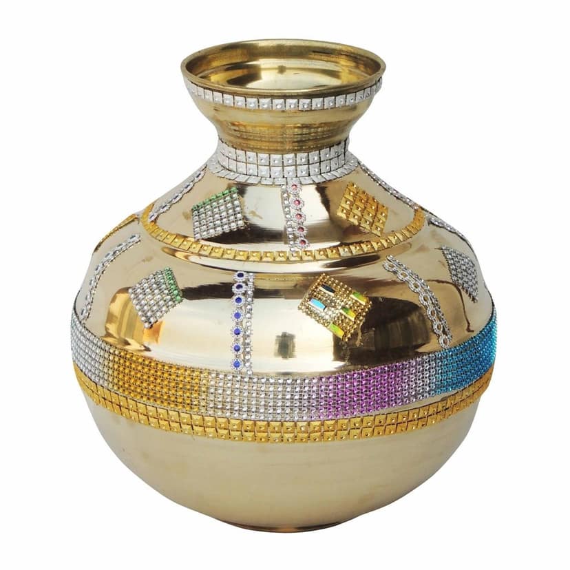 Brass Matka Kalash , 10 Liter (ZMAS210 C) view 2