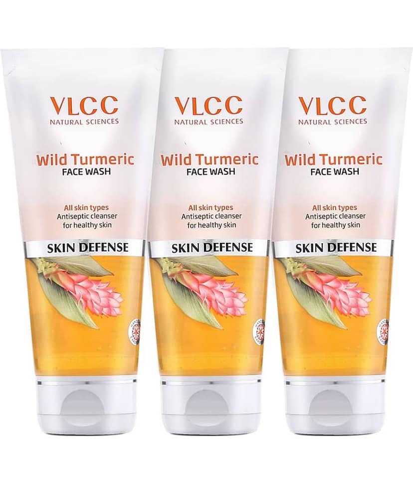 Vlcc Wild Turmeric Face Wash , 80Ml(Pack Of 3)