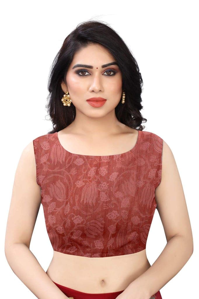 Silk Zone Women's Ajrakh Kalamkari Cotton Digital Printed Tassel Saree with Blouse Piece view 4