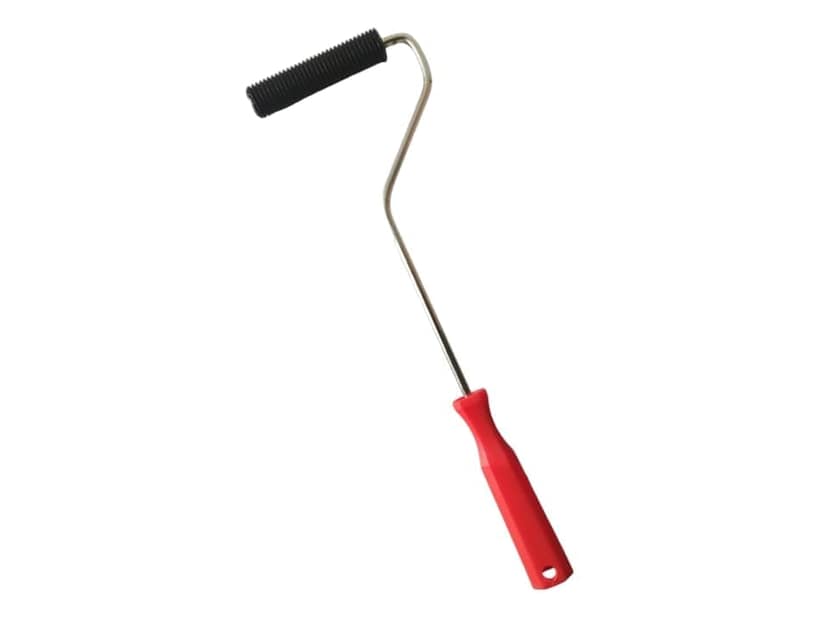 MD Fiberglass Roller Tool, Solid Steel Metal FRP Bubble Paddle Laminating Roller for FRP Resin Work