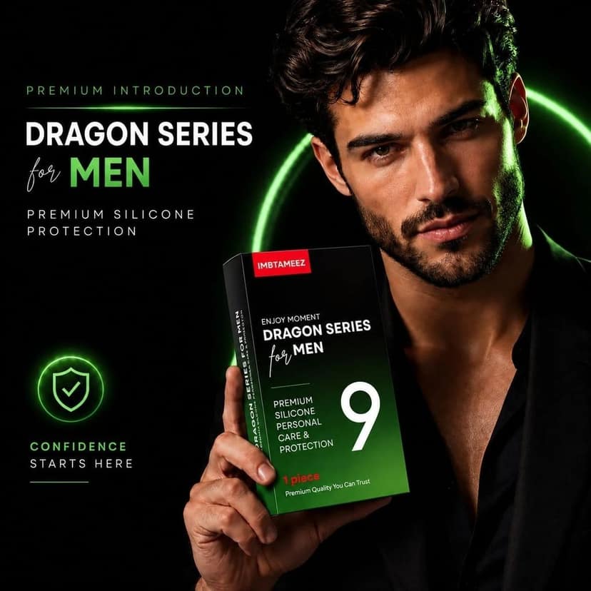 IMBTAMEEZ Dragon Series Premium Silicone Condom Personal Care & Protection for Men – 9 inch pack of 1 view 2