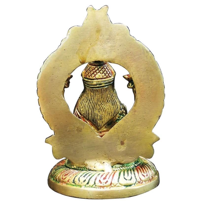 Brass Showpiece Laxmi Ji God Idol Statue (BSMAS1766 L) view 3