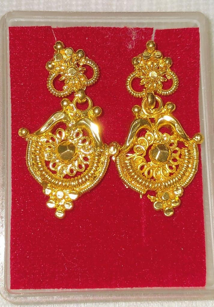 One Gram Gold Ear Rings For Women view 3