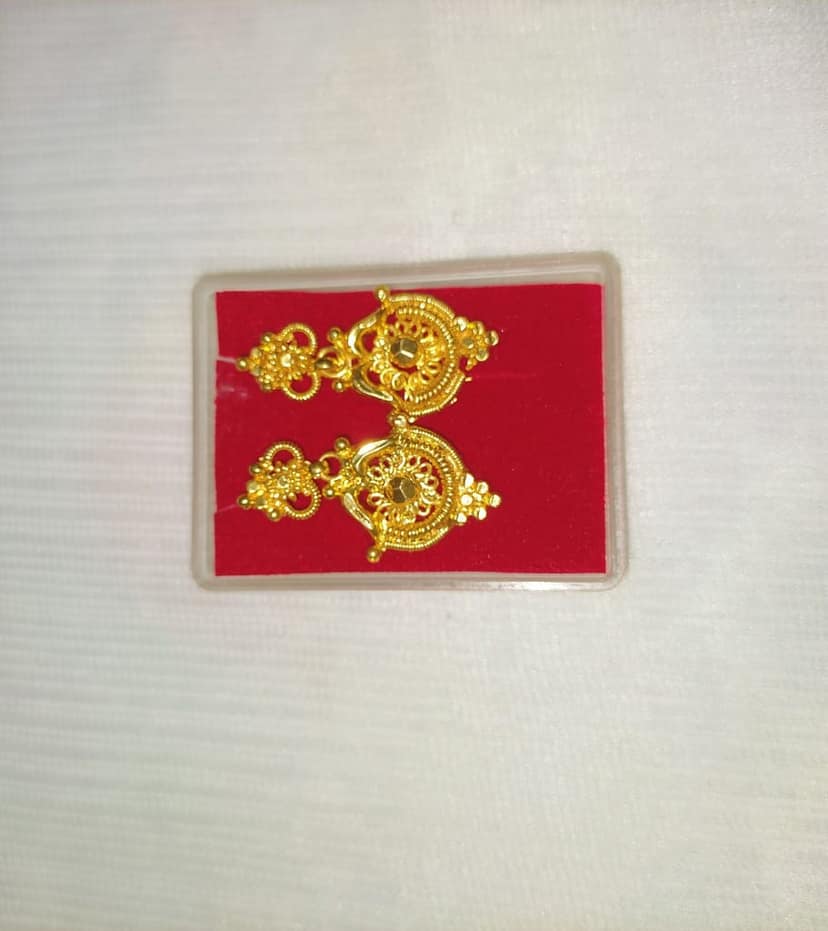 One Gram Gold Ear Rings For Women view 4