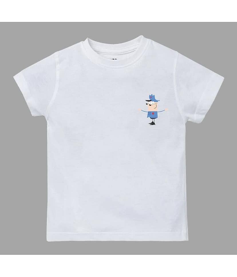 ETCHED DESIGN Pack of 1 Boys Cotton T-Shirt ( Multicolor ) view 3