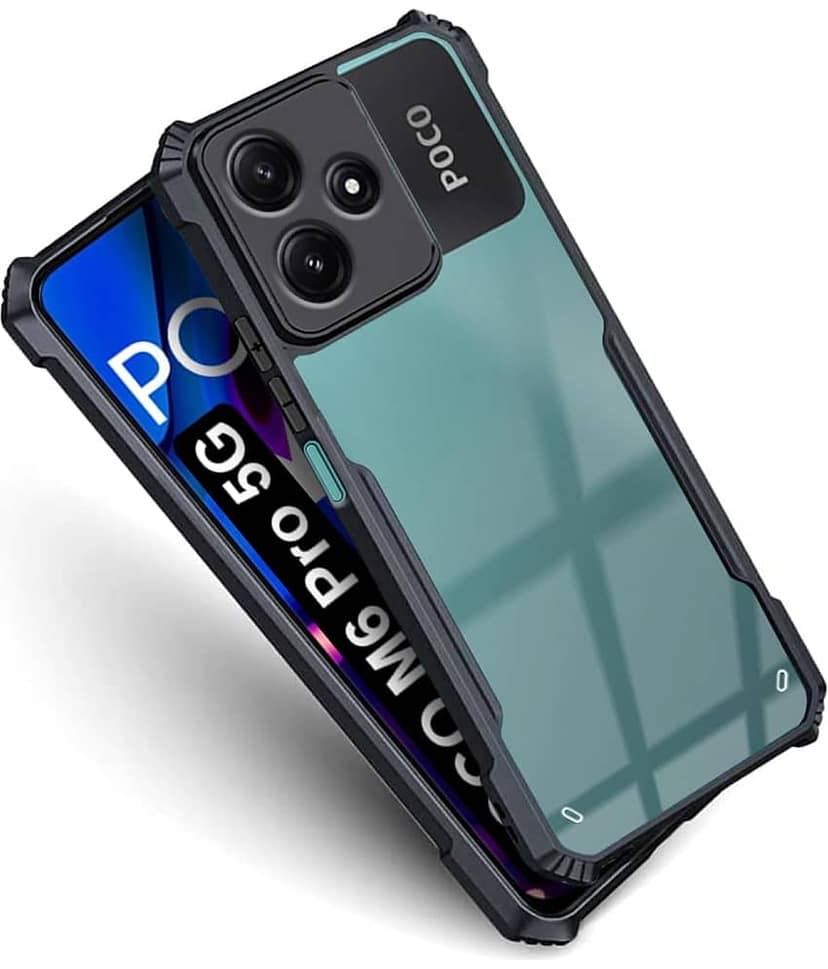 ZAMN Shock Proof Case Compatible For Polycarbonate Poco M6 Pro ( ) view 2