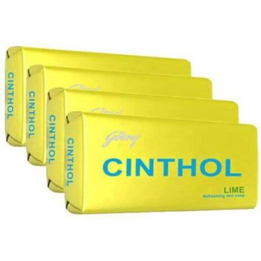 Cinthol Lime Soap 4X100 Gms