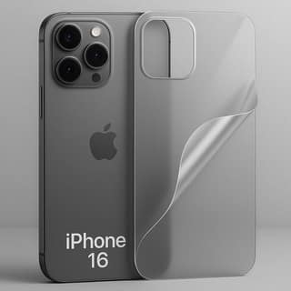SKINOVITA Compatible For Apple iPhone Unbreakable Transparent Hydrogel Membrane, Back Screen Guard Protector (Scratchproof/Self Healing)(Matte)