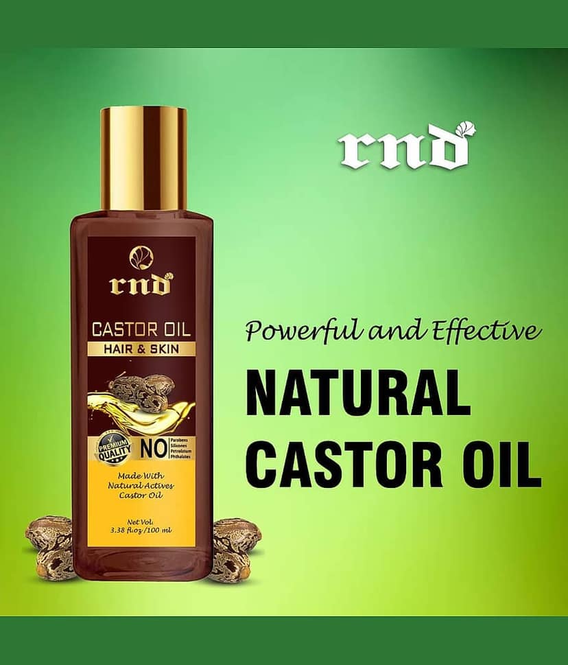 Cold Pressed Castor Oil For Hair Growth |100% Pure & Organic Hair Oil view 2