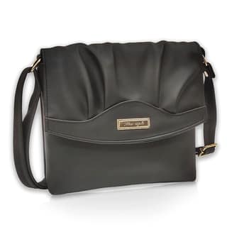 Magnifique Women's Hand/Sling/Side Bag/purse Polyurethane Western (Yellow)