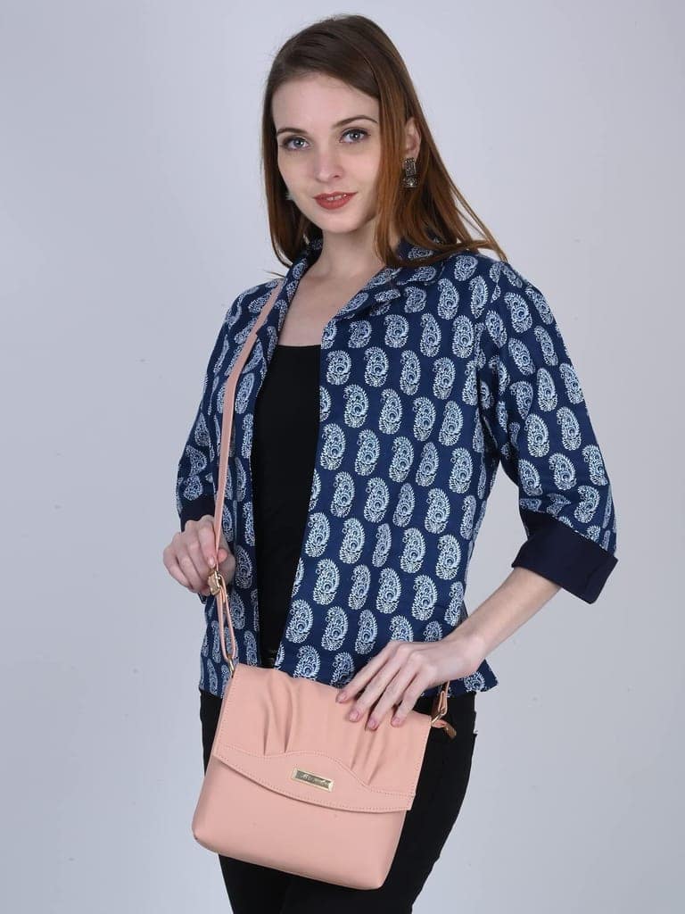 Magnifique Women's Hand/Sling/Side Bag/purse Polyurethane Western (Yellow) view 7