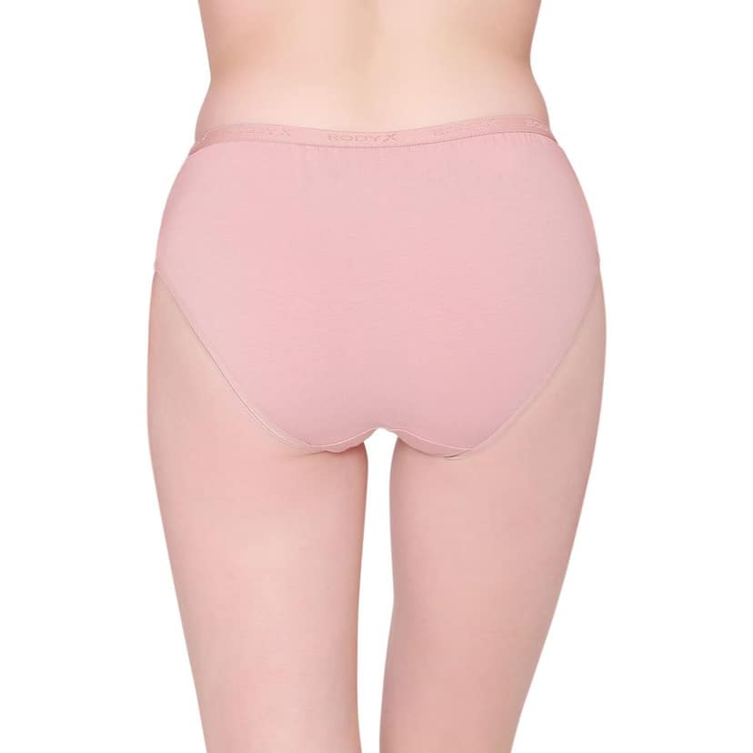 Bodyx women's combed cotton assorted Hipster Panty Pack of 3 ( BX504-MULTI ) view 5