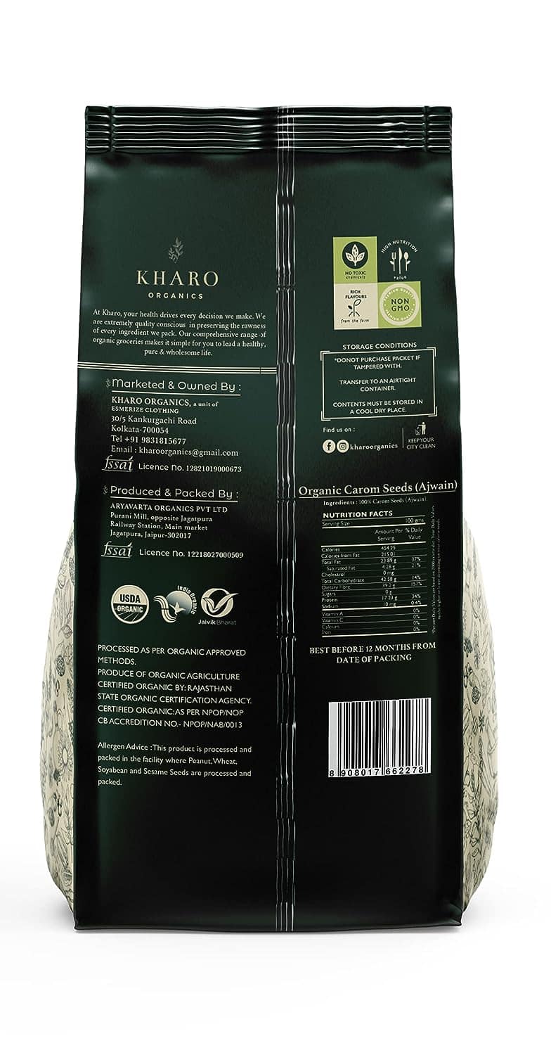 Kharo Organics Ajwain 100 Gms Pack Of 2 view 2