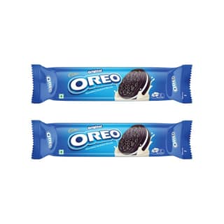 Cadbury Oreo Original Vanilla Flavour Sandwich Cream Biscuits - Pack of 2