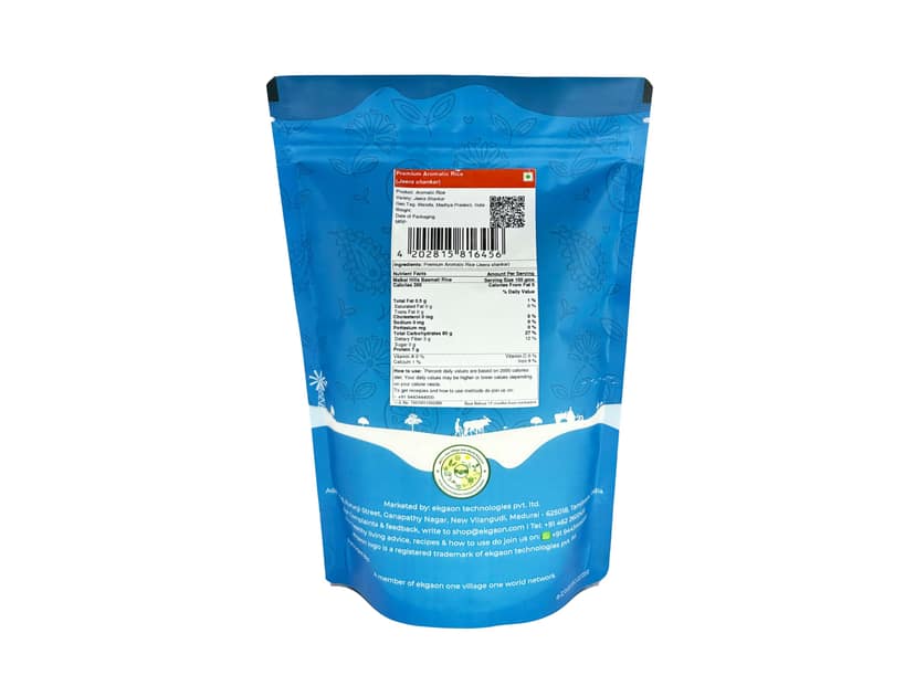 Ekgaon Premium Aromatic Rice (Jeera shankar) (1Kg) view 2