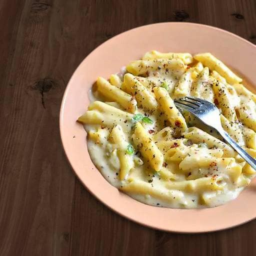 Veg alfredo pasta
