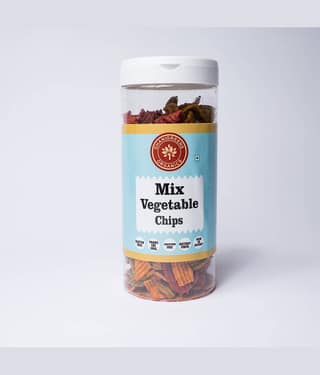 DHANIGREENS ORGANICS Mix Veg Vegetable Chips 150 g