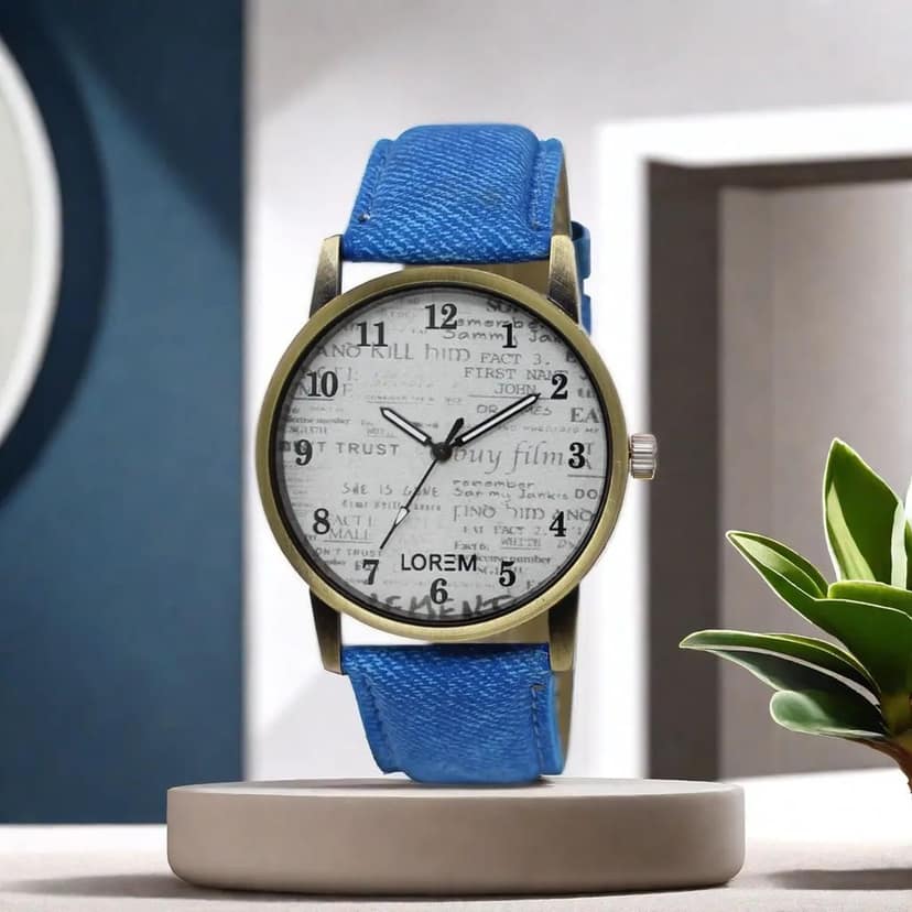 LOREM Never GiveUp Analog Watch for Men view 2