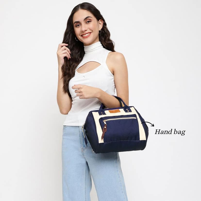 VISMIINTREND Diaper Bags for Mom | Travel Maternity Backpack Bags | Water Resistant | Premium Oxford Fabric | Gifts for Mom to Be | Baby Shower Gift view 3