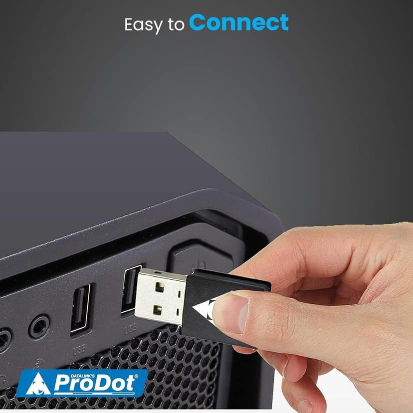 ProDot USB WiFi Adapter, 300Mbps 2.4GHz PC WiFi Adapter Nano Size WiFi Dongle, Wireless Network Adapter for Desktop, PC, Laptop, Supports Windows and MacOs view 8
