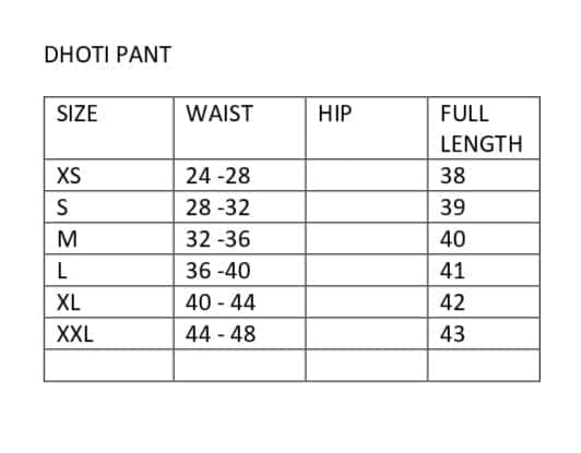Orange Printed Dhoti Pant view 5