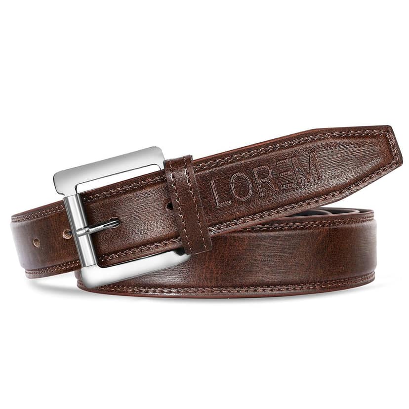 LOREM Brown Formal/casual PU Leather Belt For Men BT08-BKL06