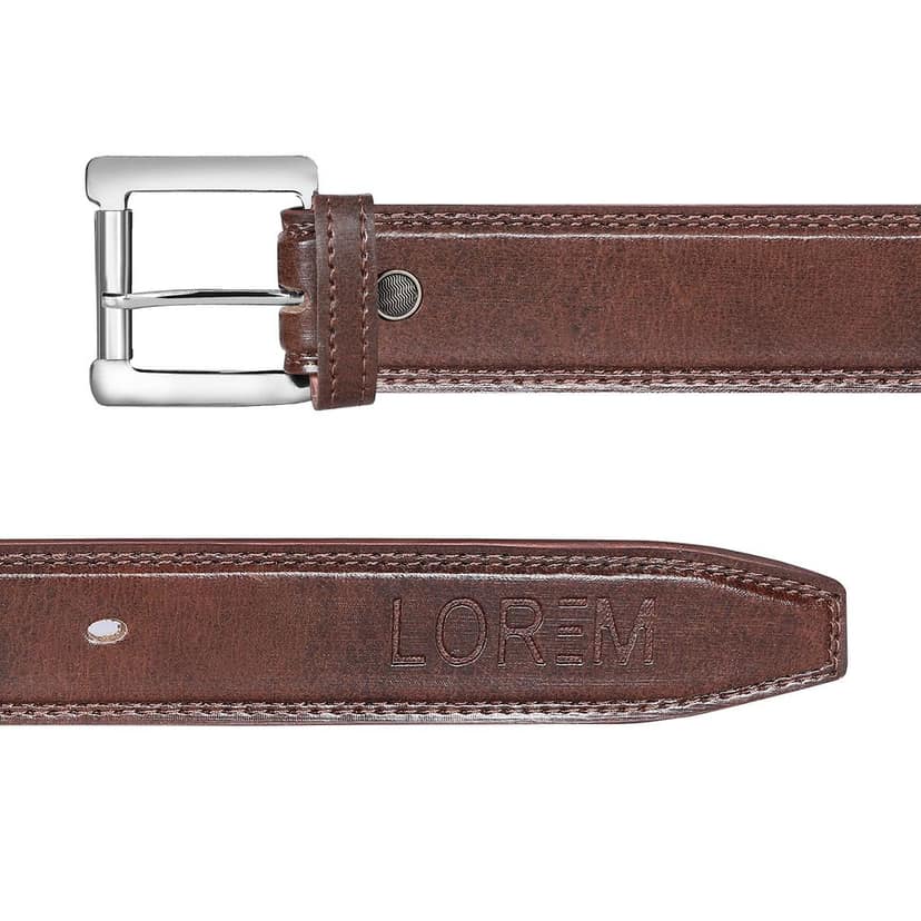 LOREM Brown Formal/casual PU Leather Belt For Men BT08-BKL06 view 3