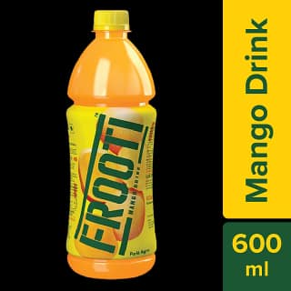 Frooti Mango Drink - Fresh N Juicy, 600 Ml Bottle