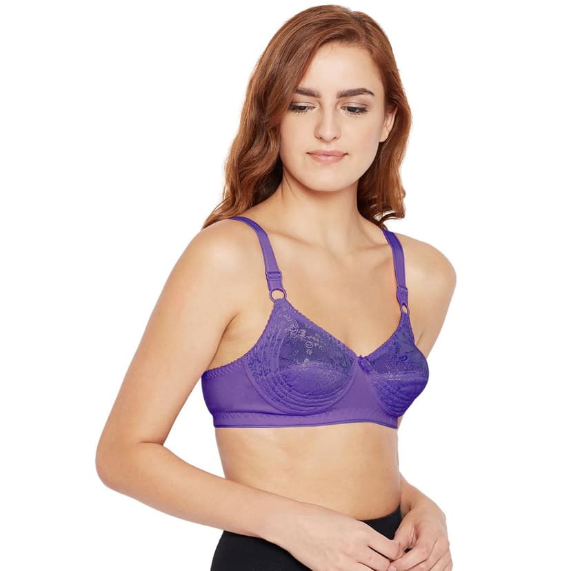 Bodycare Cotton Non Padded Non wired Regular Bra-Pack of 3 view 5