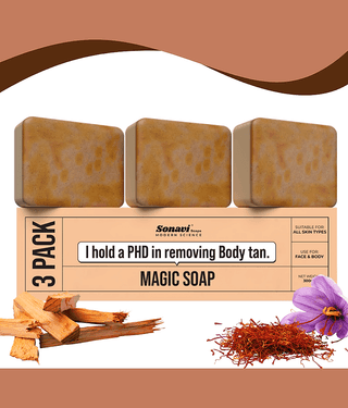 Sonavi Skin Whitening GHARSOAP Soap for All Skin Type ( Pack of 3 )