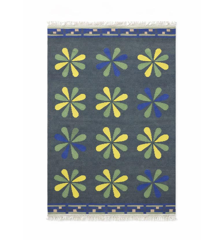 Handloom Punja Durrie Floor Carpet view 2