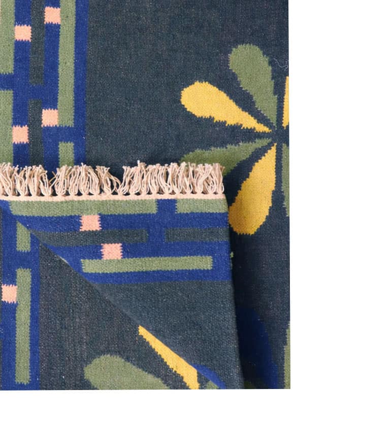 Handloom Punja Durrie Floor Carpet view 3