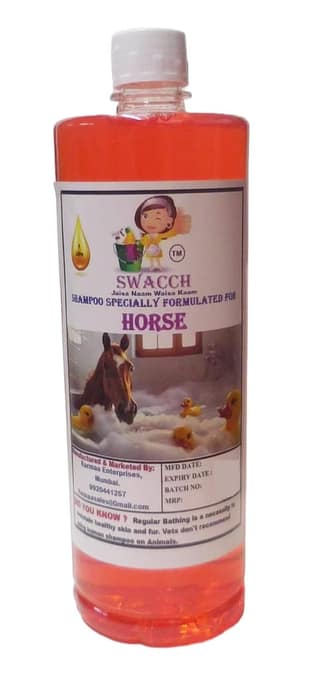 Swacch Shampoo Specially Formulated for Horse (1 Litre) Strawberry