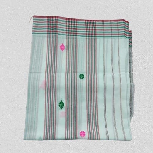 Assamese handmade cotton sador view 2
